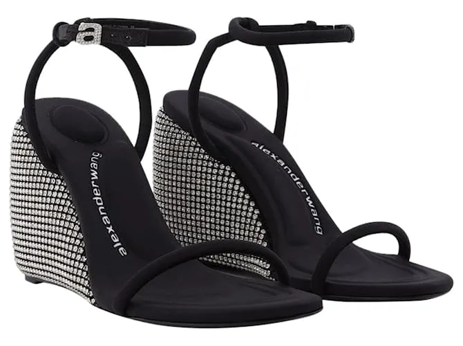 Alexander Wang Dalia 105 Salones en Lycra Negra Negro 