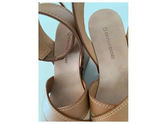 Autre Marque Sandalias Beige 