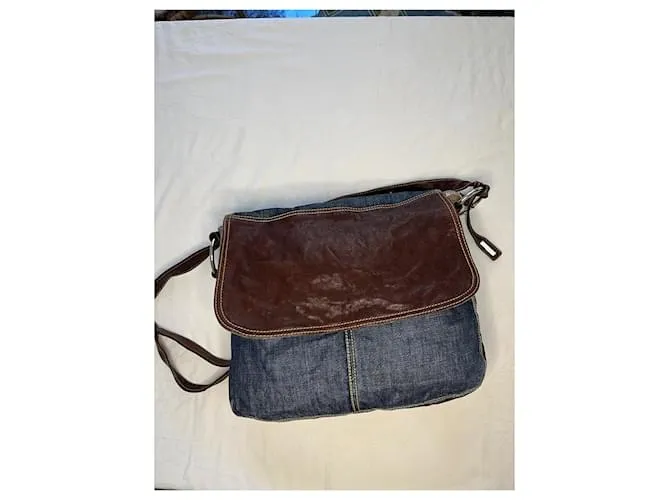 Bandolera denim miu miu Azul 