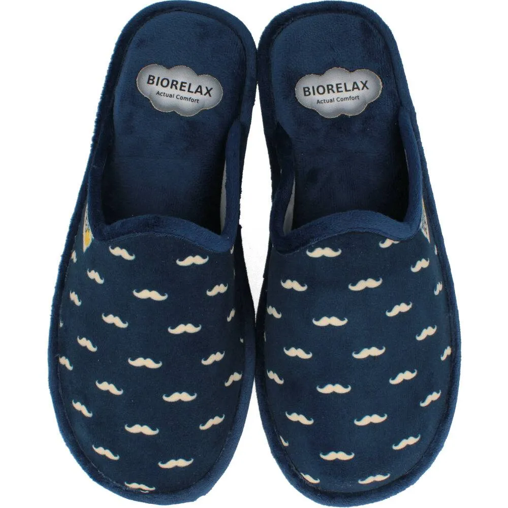 Biorelax - Zapatilla de casa Estampado Mostacho