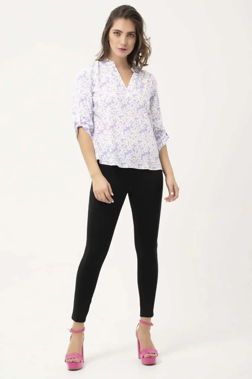 Blusa con Estampado de Flores Mujer Zucca 8438