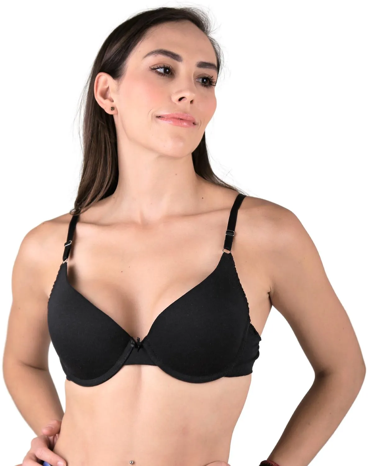 Brassiere Mujer Básico Negro Tops & Bottoms 56503406