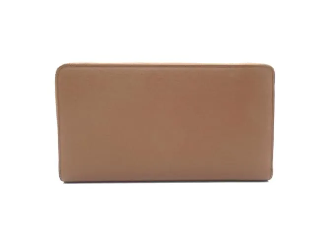 Cartera bi-fold de cuero marrón Paul Smith Castaño 