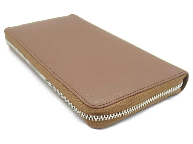 Cartera bi-fold de cuero marrón Paul Smith Castaño 