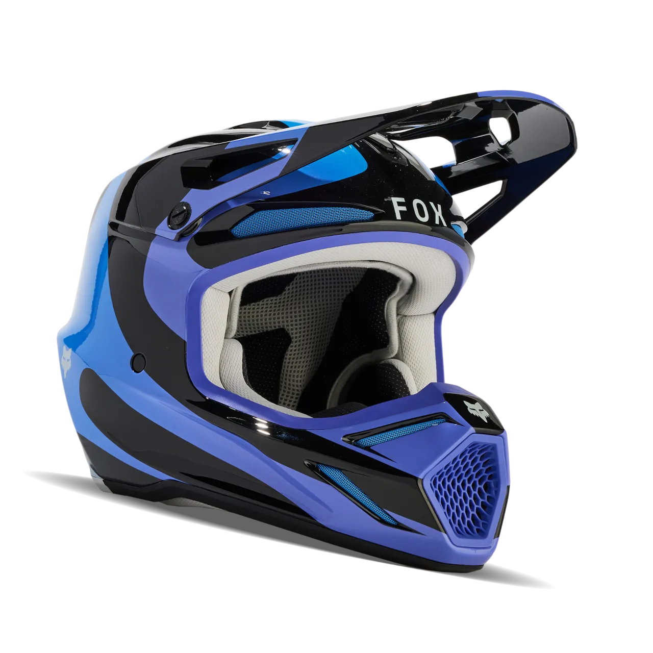 Casco de Cross Fox V3 Magnetic Negro Mate