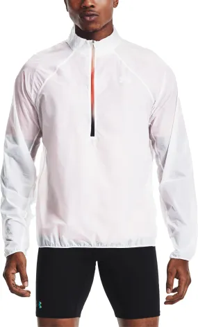 Chaqueta Under Armour UA Impasse Flow 1/2 Zip-WHT