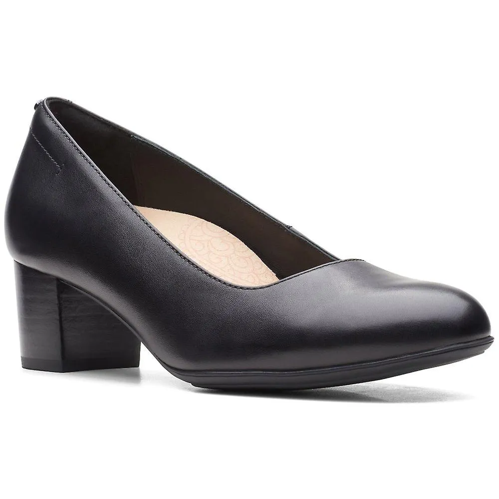 Clarks Linnae Pump Womens Wide Court Shoes