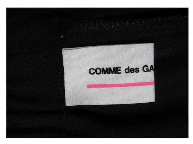 Comme Des Garcons Falda de algodón azul marino 