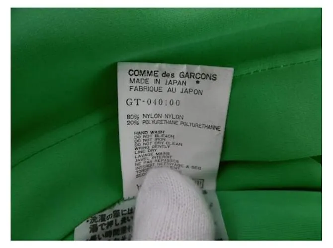 Comme Des Garcons Vestidos Verde 