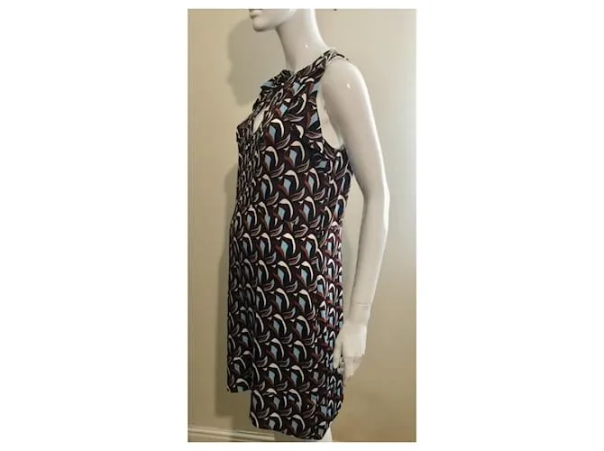 Diane Von Furstenberg Vestido de seda DvF Berit multicolor 