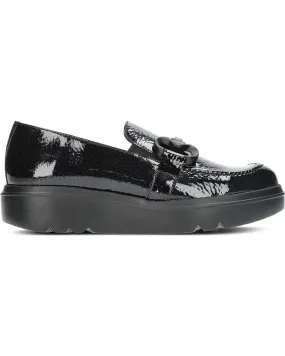 Mocasines de Mujer WONDERS MOCASIN CARIBU A-2821 NEGRO