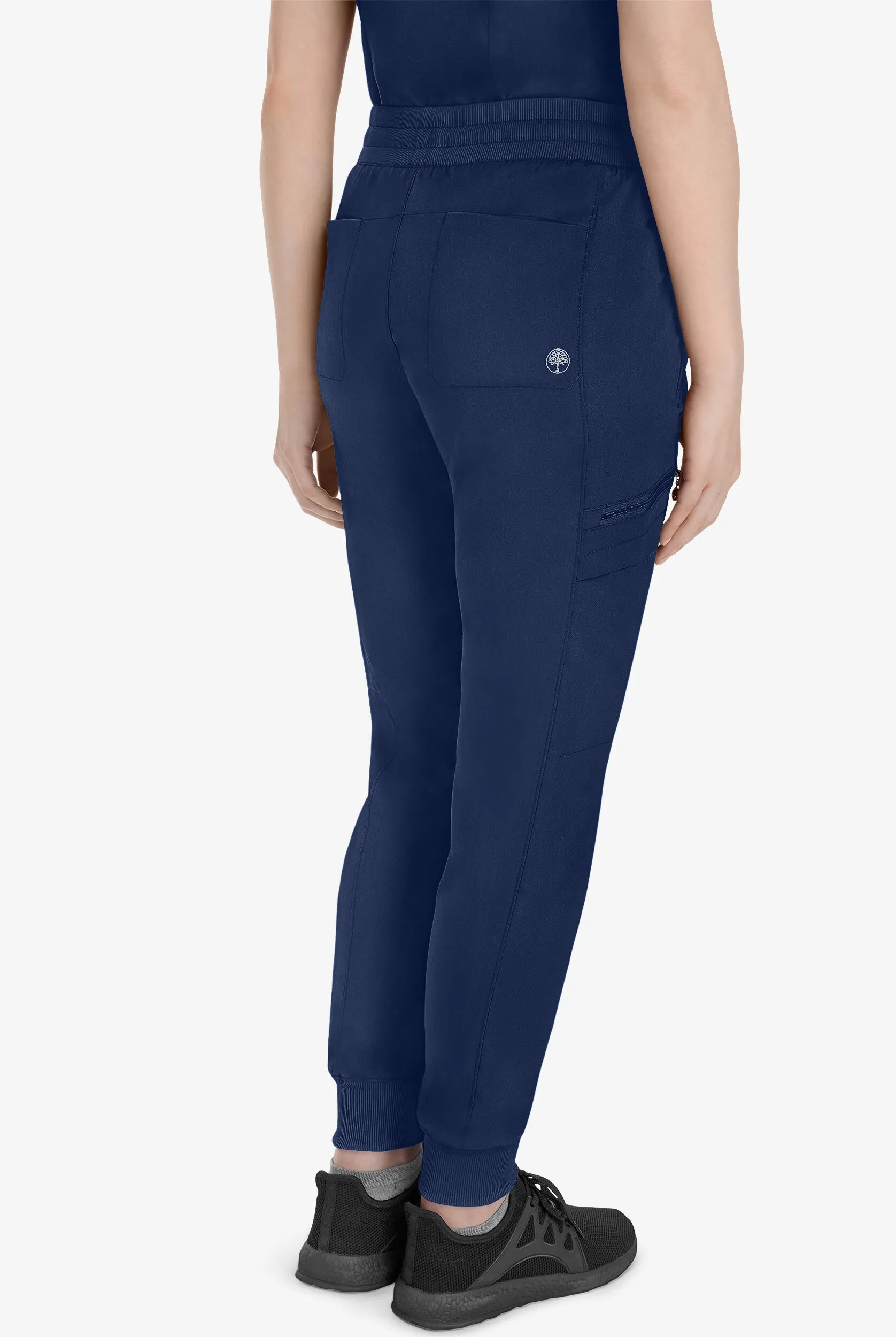Pantalón médico Healing Hands Purple Label Toby STRETCH estilo jogger con 7 bolsillos y cordón para mujer