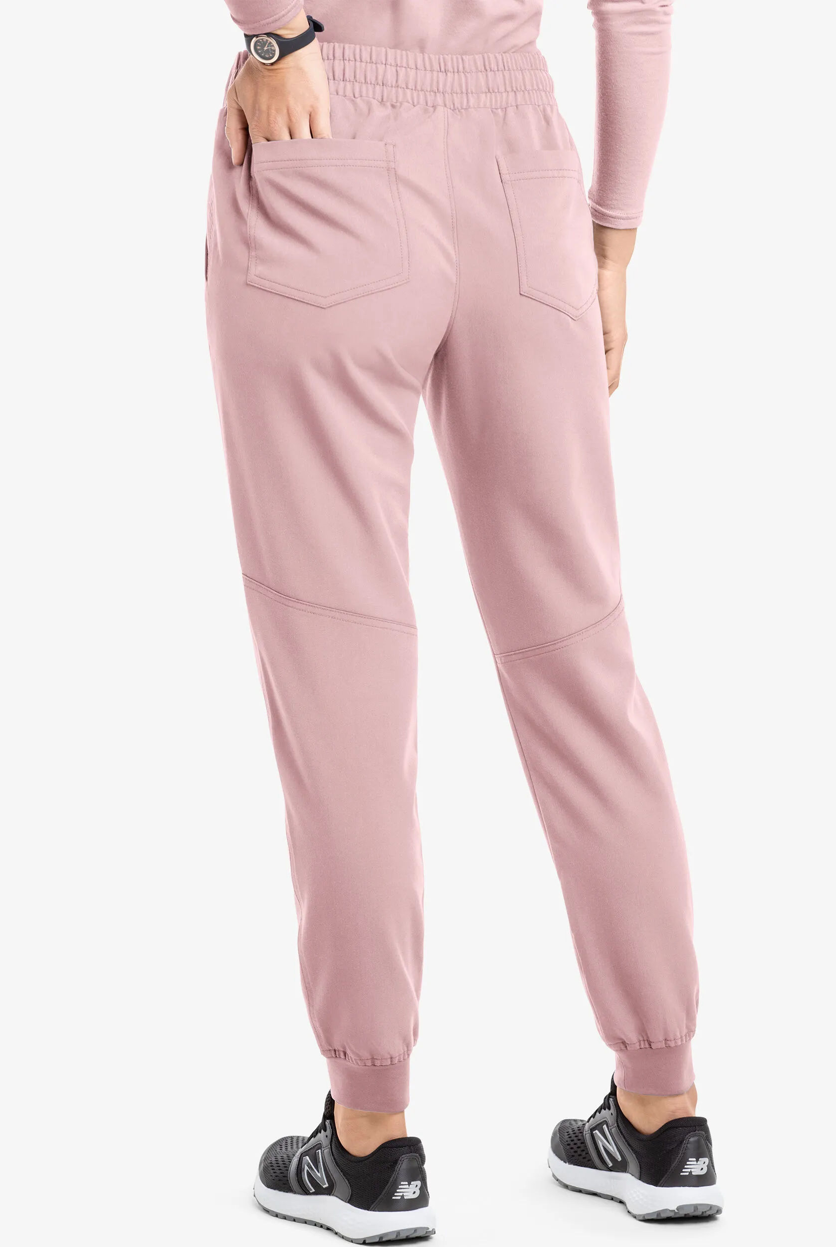 Pantalón médico MOVEMENT by Butter-Soft STRETCH Vega tall estilo jogger con 5 bolsillos para mujer