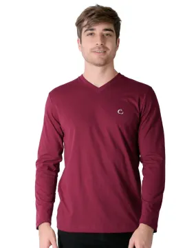 Playera Hombre Basico Camiseta Rojo Stfashion 61705001