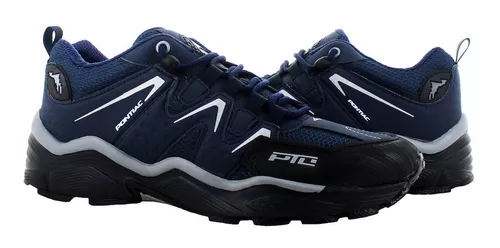 Pontiac Tenis Hiking Correr Atletico Sport 73800 Azul Adulto Hombre.