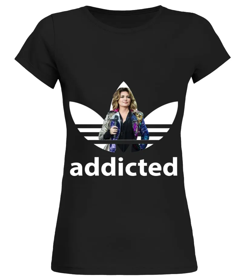 SHANIA TWAIN ADDICTED Camiseta cuello redondo Mujer