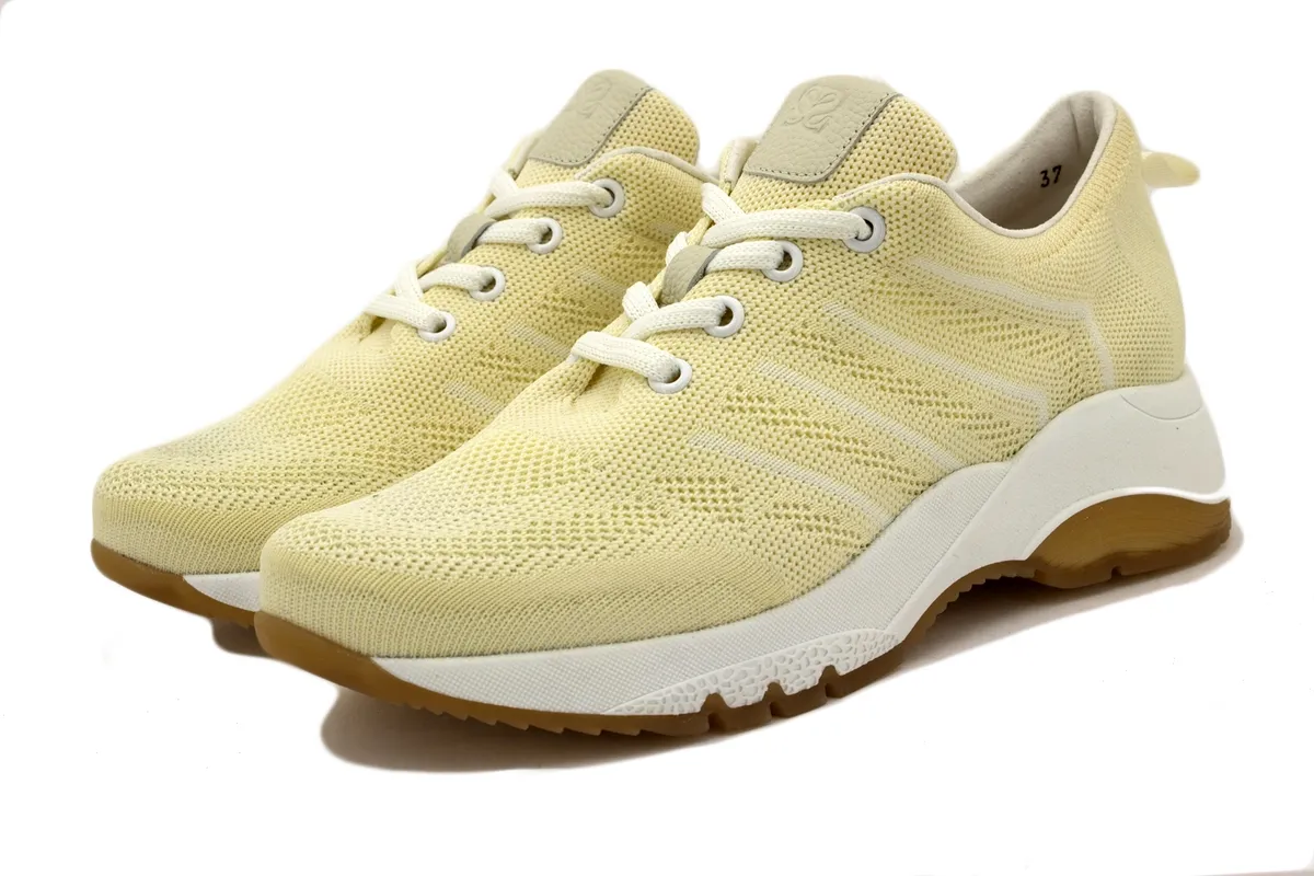 Sneaker Beige-White Strech