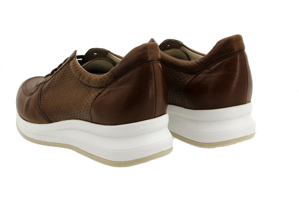 Sneaker Cognac Leather