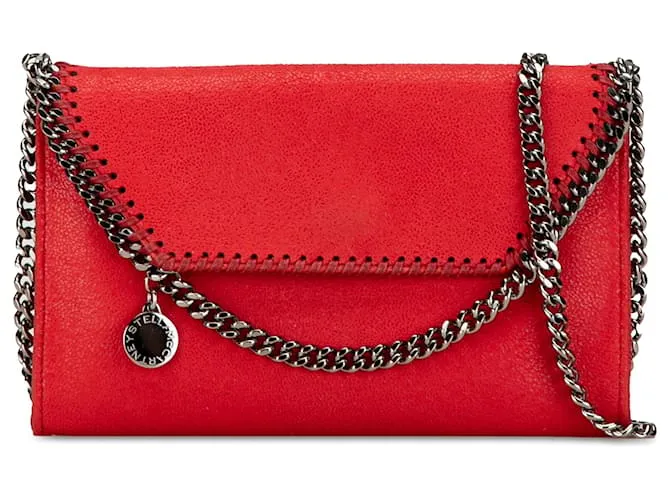 Stella Mc Cartney Cartera cruzada Falabella de ciervo shaggy rojo Stella McCartney Roja 