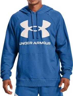 Sudadera con capucha Under Armour UA Rival Fleece Big Logo HD-BLU