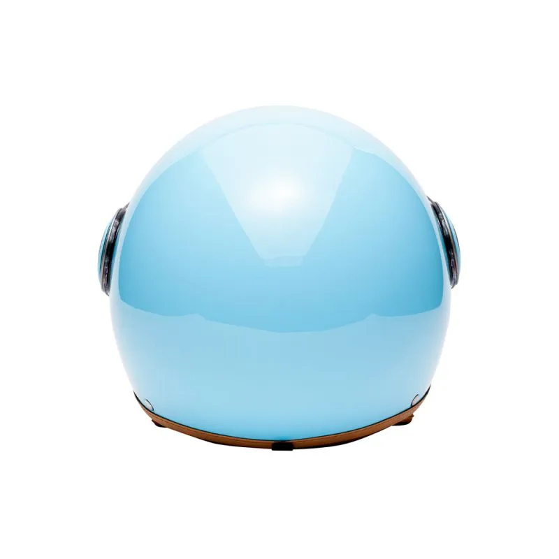 Vintage casco de moto Jet ELEMENTOS -MÂRKÖ AZUL