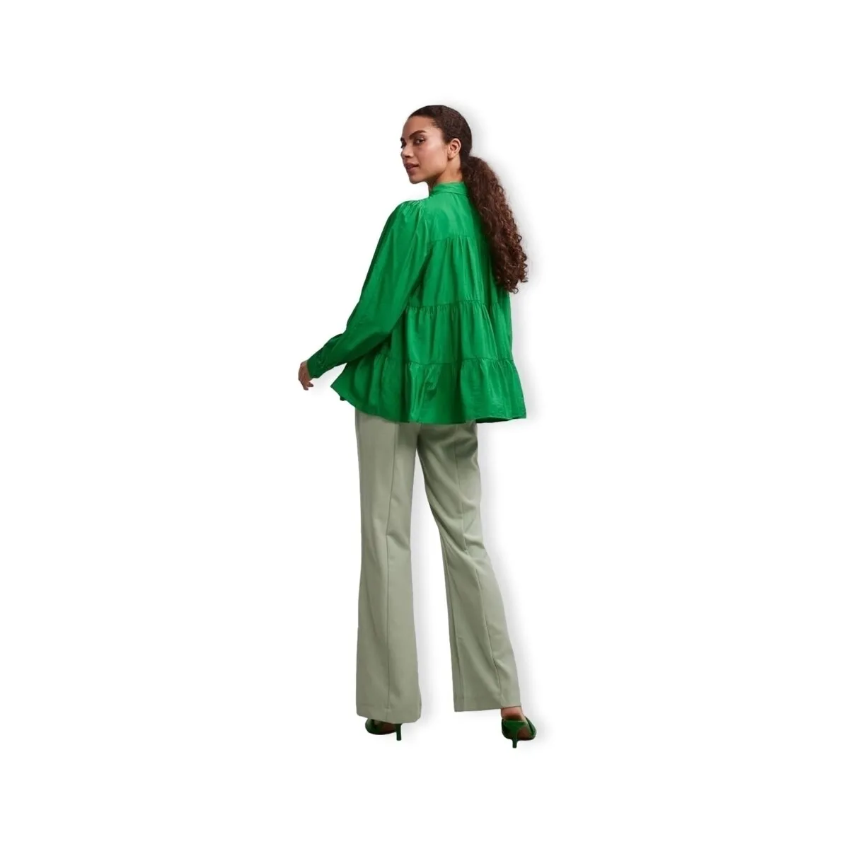 YAS Noos Pala Shirt L/S - Green