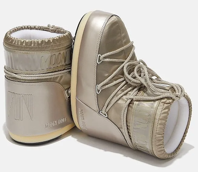 zapatos Tecnica Moon Boot Icon Low Glance - Platinum - women´s